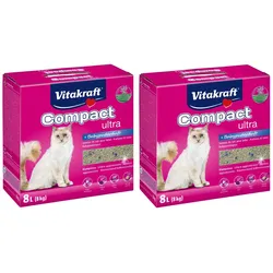 Vitakraft Katzenstreu Compact ultra Plus - 16 kg