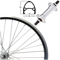 Roland, Laufräder, (Vorderrad, 28")