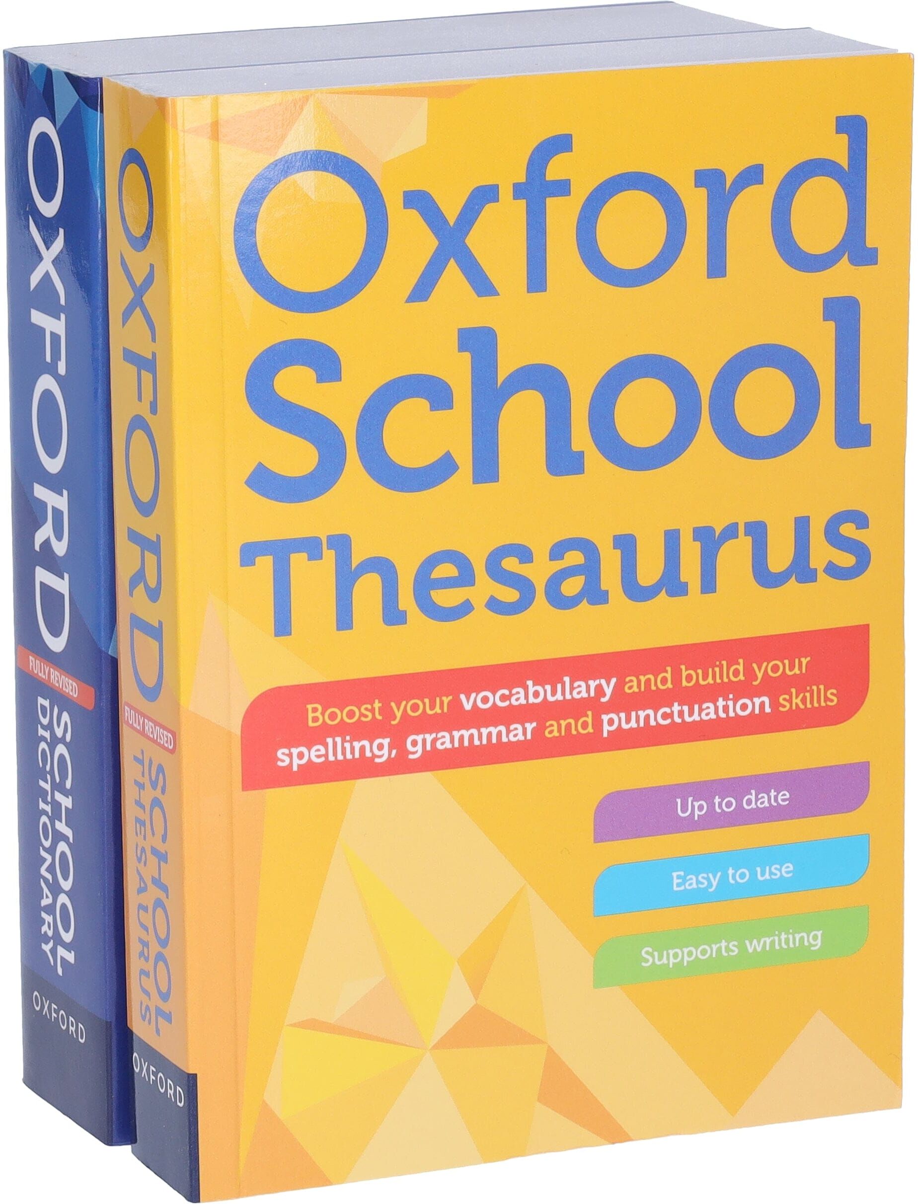 Oxford School Dictionary and Thesaurus 2 Books Collection Set - Non-Fiction - Paperback Oxford University Press