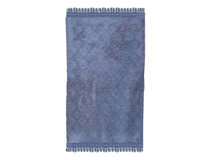 home24 Badmat Vintage 70 x 160cm blauw/blauw