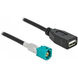 Delock, Car HiFi Kabel, Datenkabel HSD Z / USB