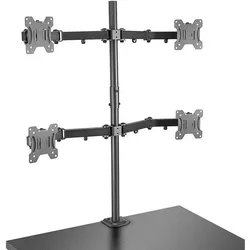 Lindy Tischhalterung (Tisch, 28", 7 kg), Monitor Halterung, Schwarz