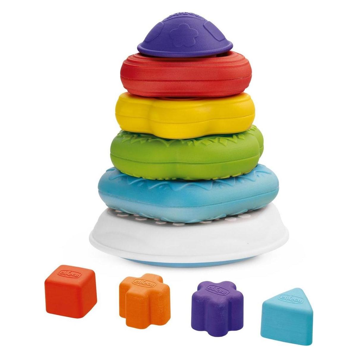 Chicco 2 in 1 Ring Tower (Französisch, 0.50 - 3 Jahre) (00093721000000)