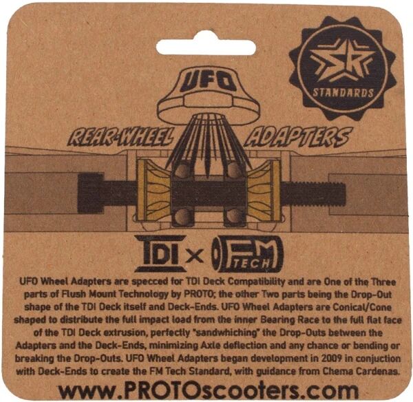 Proto UFO Hinterrad Adapters 2 Stk. (24mm - (8/24 Mm))