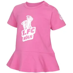hummel 1. FC Köln Baby T-Shirt mit Schößchen 3593 - rosebloom 62