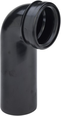 Viega WC Anschlussbogen 3816 in DN80 x 80mm Kunststoff schwarz 326609