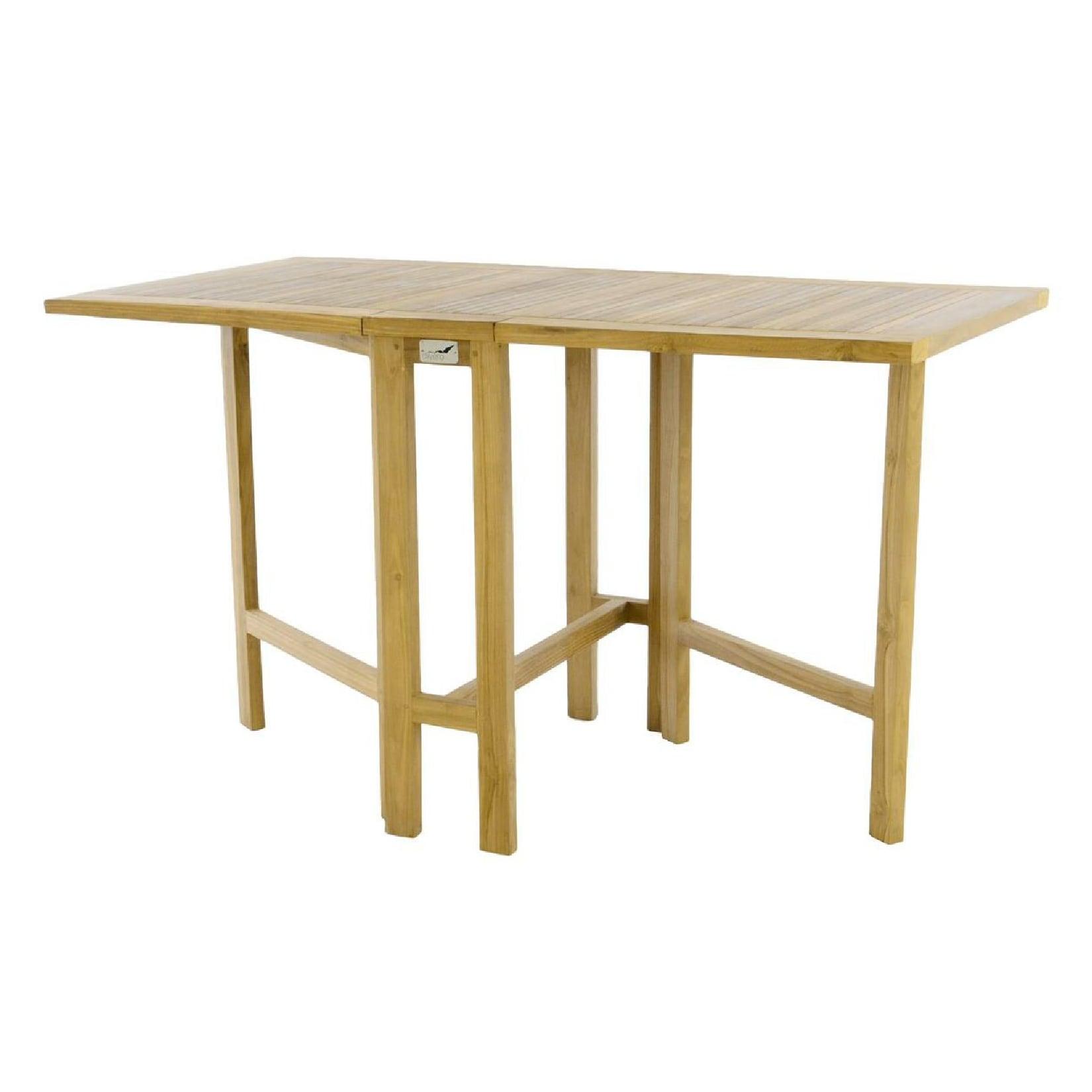 VCM Klapptisch Maße ca. 135x65x75 cm Balkontisch Gartentisch hochwertig Teak Holz