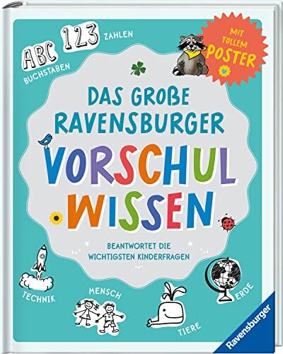 Johanna Friedl - Das große Ravensburger Vorschulwissen beantwortet Kinderfragen zu unterschiedlichsten Themen kompetent, altersgerecht und verständlich - Preis vom 13.10.2026 19:28:25 h