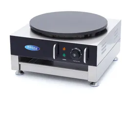 Profi-Crêpepfanne 40 cm mit Crêpe-Rassel -. Maxima