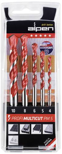 Bohrersatz Profi Multicut 5tlg.4,5,6,8,10mm rd.ALPEN