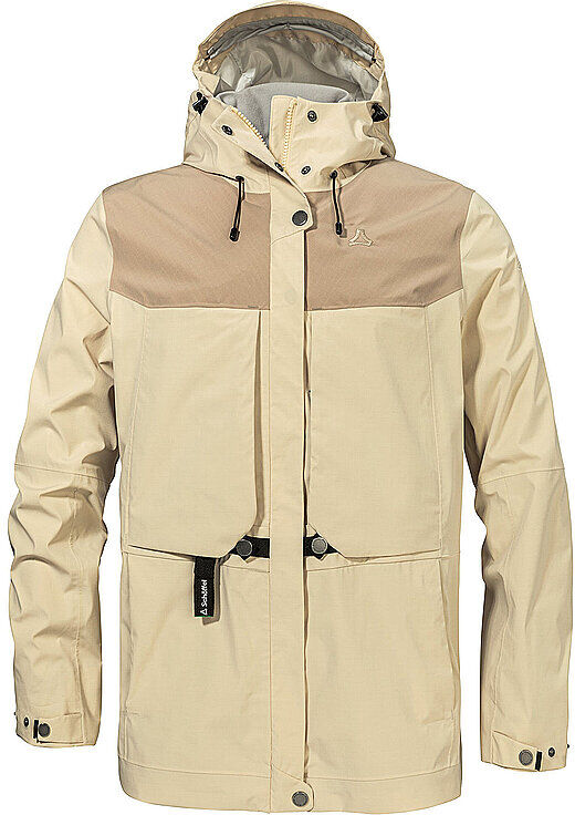 SCHÖFFEL Damen Wanderjacke Style Maghera 2L Hoodie beige   40 W