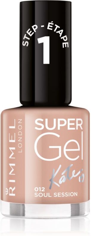 Rimmel Super Gel By Kate gel nail polish without UV/LED sealing shade 012 Soul Session 12 ml