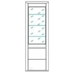 Ideal Möbel Korsika Vitrine rechts Type 08