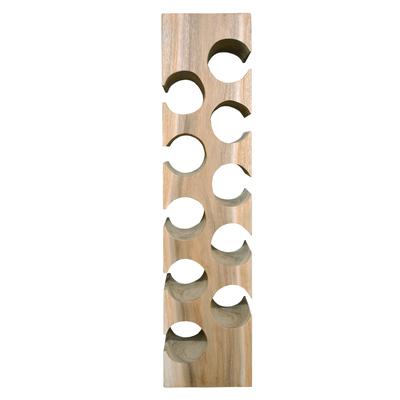 Weinregal SIT "Garni Weinregal aus Suarholz im originellen Naturdesign", beige (natur), B:18cm H:87cm T:21cm, Massivholz, Regale, Weinregal, Für 6, 8 oder 10 Flaschen – je nach Ausführung