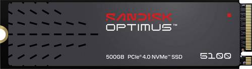 SanDisk Optimus 5100 500 GB Interne M.2 PCIe NVMe SSD 2280 PCIe NVMe 4.0 x4 Retail SDSP51500GAN-000E0