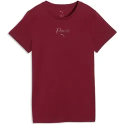 Puma, Damen, Sportshirt, ESS SCRIPT Tee (S), Rot