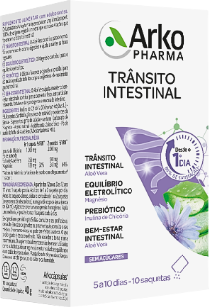 Arkopharma Arkocápsulas Trânsito Intestinal 10 saquetas