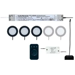 L&S, Einbauleuchte, Komplettset LED Einbauleuchten (Aluminium)