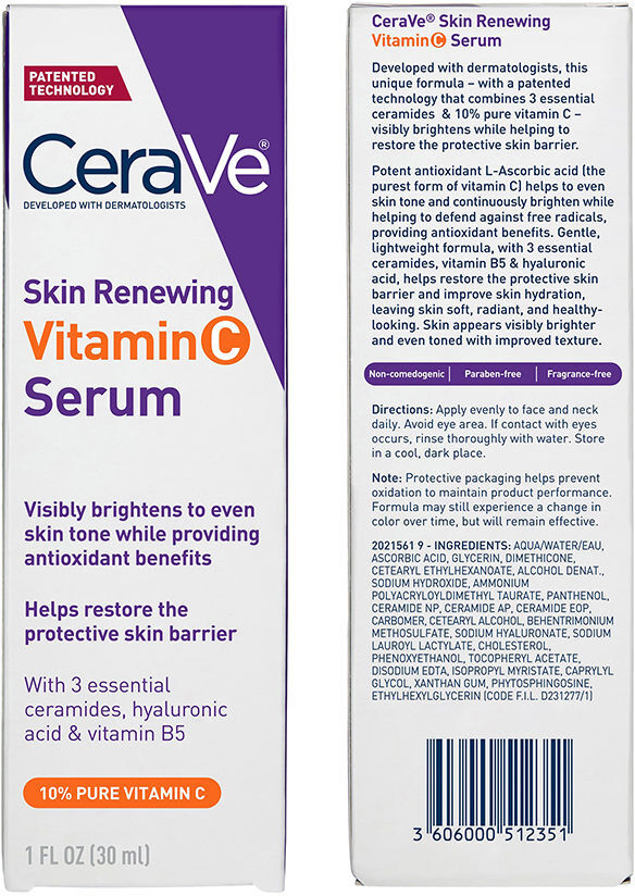 Cerave Skin Renewing sérum vitamina C 30 ml