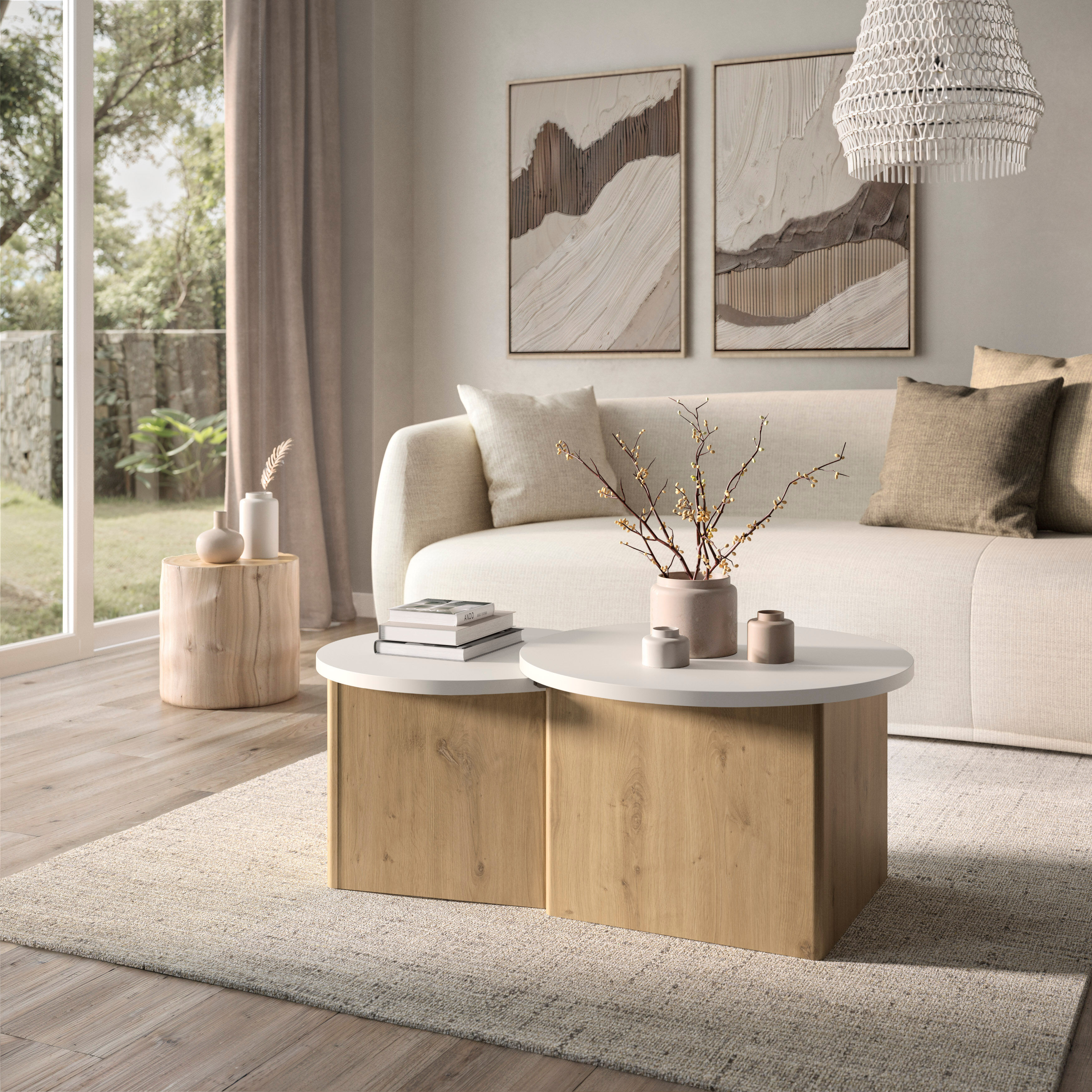 Couchtisch GAMI "Eclypse", braun (cachemire, eiche artisan, eiche artisan nachbildung, cachemire), B:96cm H:38cm T:60cm, Tische, Couchtisch, Praktischer Couchtisch mit verschiebbarer Tischplatte cachemire, eiche artisan, eiche artisan nachbildung, cachemi
