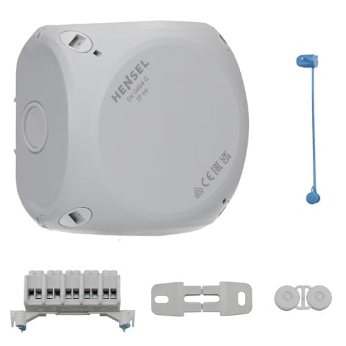 Hensel kabelaftakdoos DK 0404 G 1,5-4 qmm behuizing voor montage op muur of plafond