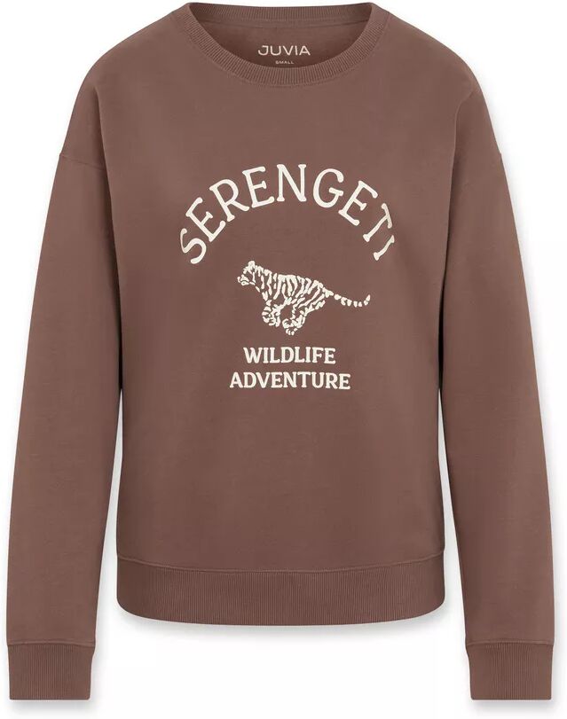 Juvia - Sweatshirt, für Damen, Schokolade, Größe S