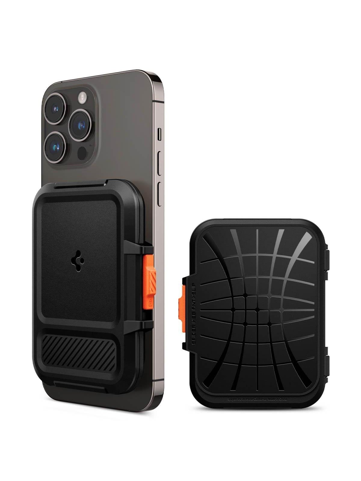 Spigen iPhone Lock Fit Wallet with MagSafe - black