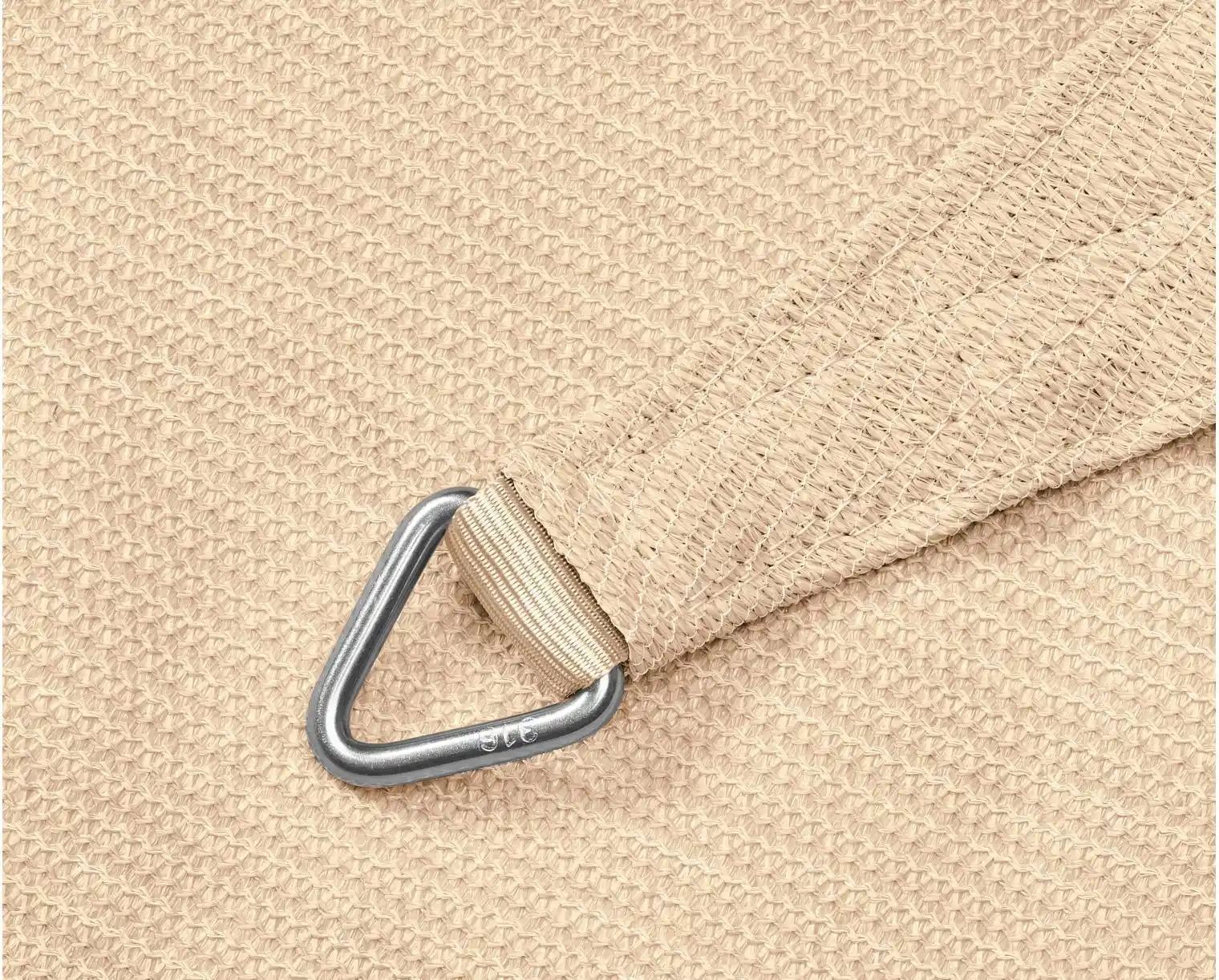 Siena Garden Sonnensegel 3-Eck  Coolfit ¦ beige ¦ Maße (cm): B: 500 H: 500