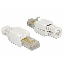 Delock - Netzwerkanschluss - RJ-45 (M) - UTP - CAT 5e - (Anzahl pro Packung: 2) 86415