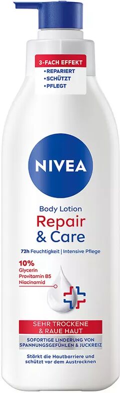 Nivea - Repair & Care Body Lotion Pumpe, 250 ml
