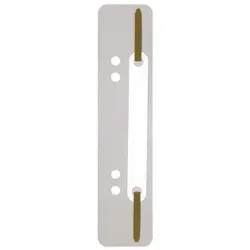 OTTO Office Kunststoff-Heftstreifen 100 Stück grau, 3.4x15 cm