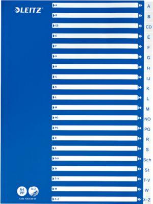 LEITZ® PP-Register mit blauem Deckblatt, Buchstaben A-Z