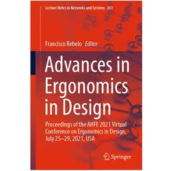 Advances in Ergonomics in Design, Fachbücher von Francisco Rebelo
