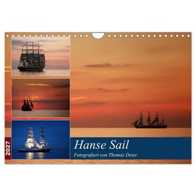 Hanse Sail (Wandkalender 2027 DIN A4 quer), CALVENDO Monatskalender