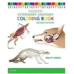 Veterinary Anatomy Coloring Book, Sachbücher von Singh Baljit