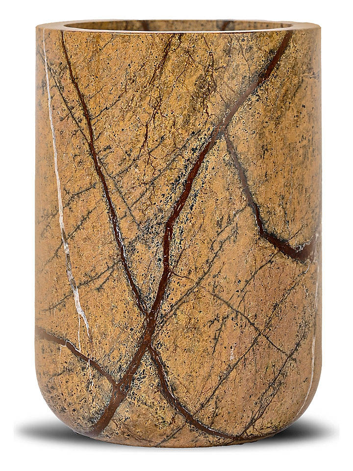 Sagaform Vase ''Sten'' in Hellbraun - (H)17 x Ø 12,5 cm - onesize