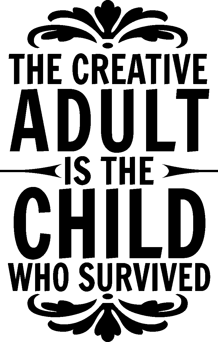 NC Sticker The creative adult
