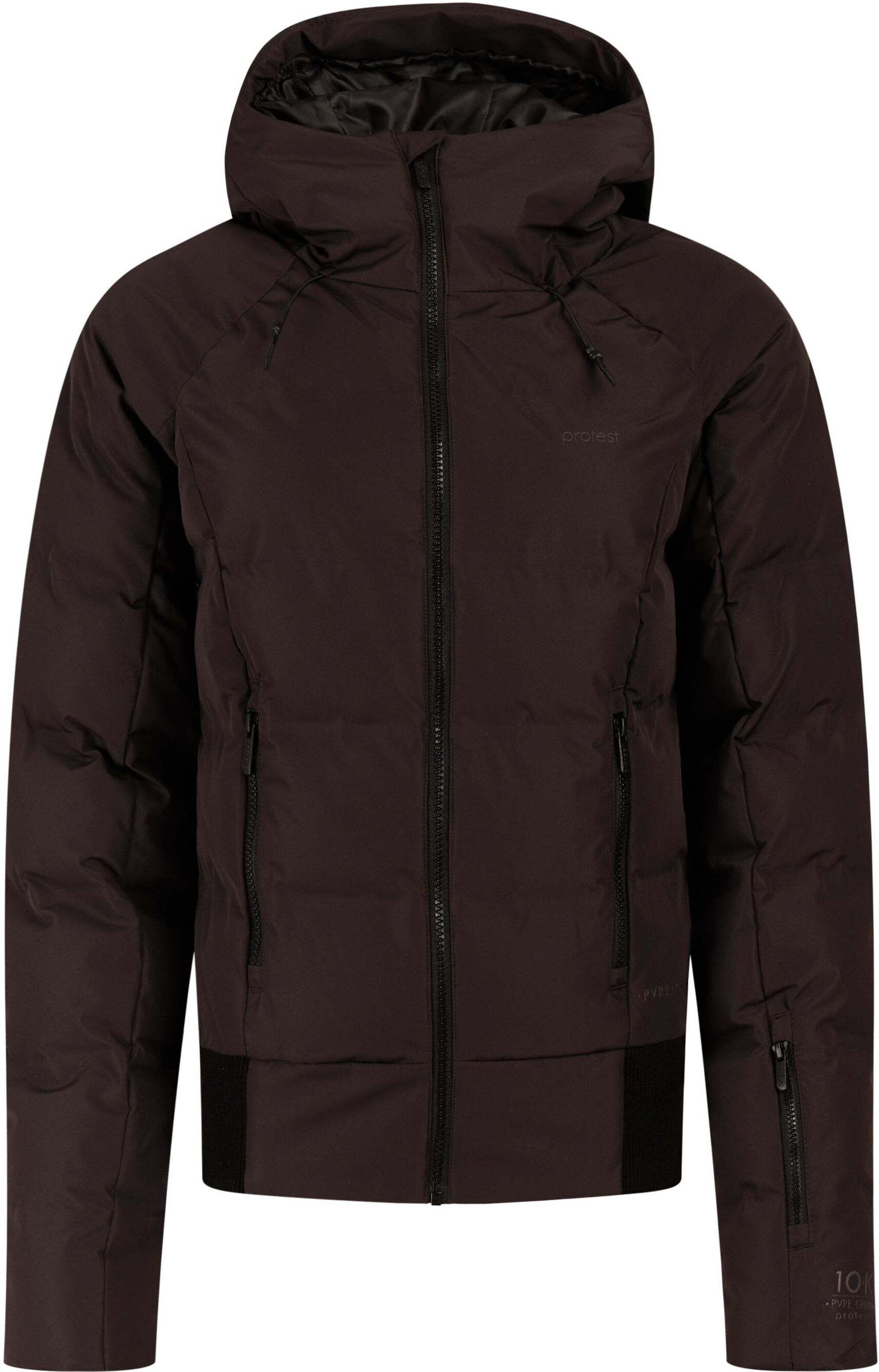 Skijacke PROTEST "Skijacke PRTALYSUMI", Damen, Gr. S, braun (brewbraun), Obermaterial: 100% Polyester PES., Jacken Skijacke brewbraun S