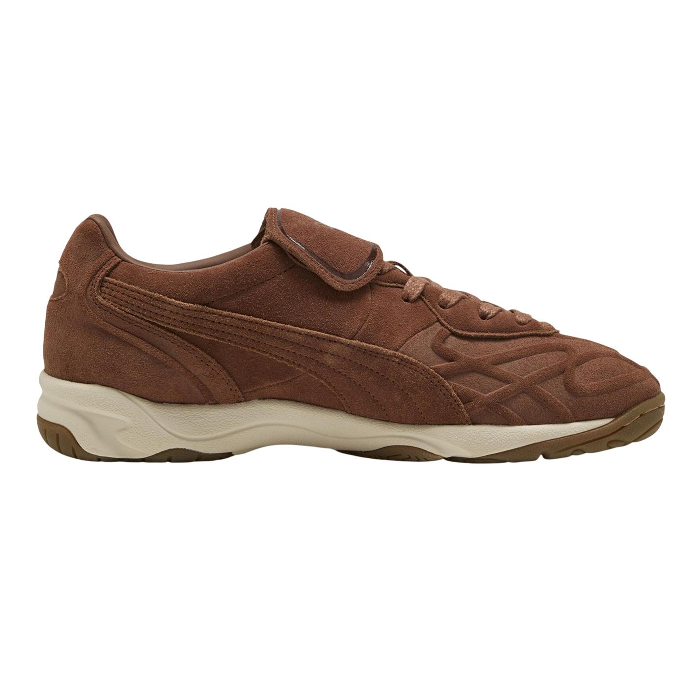 Puma - "King" Schuhe für Herren, Wildleder, Runder Zeh (Graubeige)