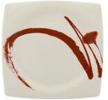 Red Vanilla "Paint it Red Salad Plate 7.75"" Set of 6"