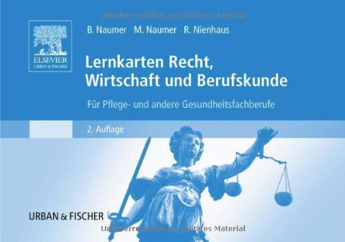 Beate Naumer - Lernkarten Recht, Wirtschaft und Berufskunde: Für Pflege- und andere Gesundheitsfachberufe - Preis vom 18.10.2026 19:22:15 h