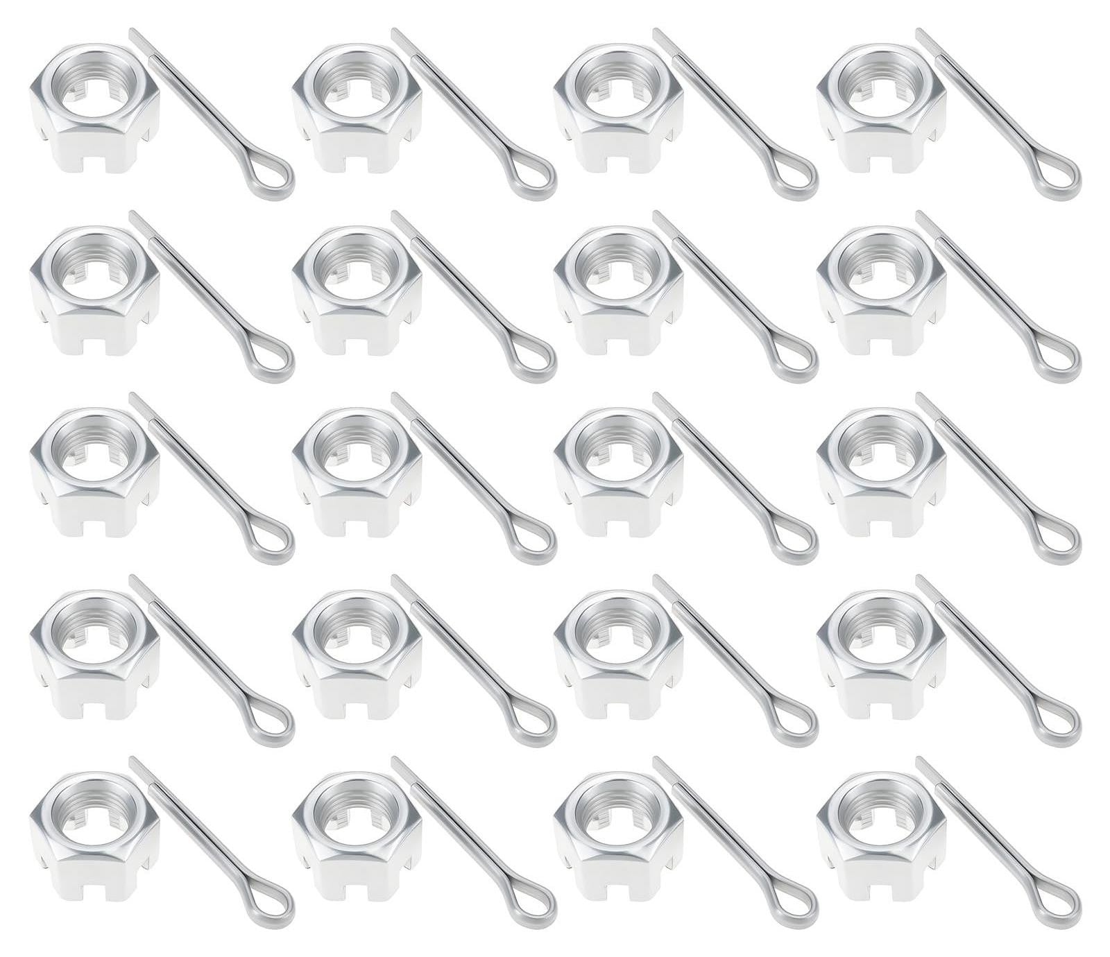20 sets M14x1.5 kasteelmoeren voor meubels en apparatuur
