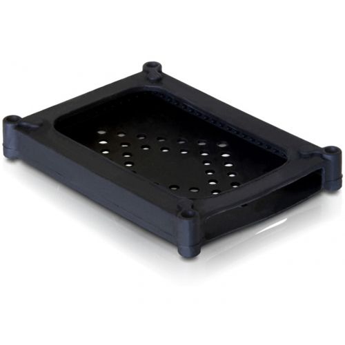 Delock Silikon Protektor Schwarz Hülle für 2,5" Festplatten (18178)