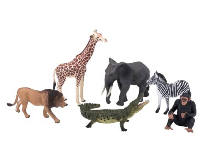 Mojo Wildlife Wilde Dieren Safari Speelset, 6dlg. - 380026
