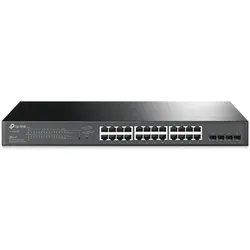 TP-Link TL-SG2428P JetStream Smart Switch 28-Port, Smart Managed, 24x Gigabit RJ45, 4x Gigabit SFP, 24x PoE+, 250W