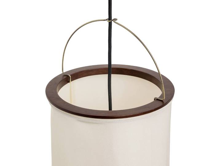 GUBI Stehlampe Silk Lantern, creme / amber, für Wohn- / Esszimmer, Textil / Stoff / Seide, Design, Stehlampe