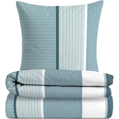 Bettwäsche "0350386 Polycotton-Biber Bettwäsche 69% Baumwolle, 31% Polyester", blau (petrol), B/L: 135cm x 200cm, 1 Stk., 1 Stk., Polycotton, B/L: 80cm x 80cm, 2, Polycotton, Kopfkissen Bezug: 69% Baumwolle, 31% Polyester, CASTELL -...