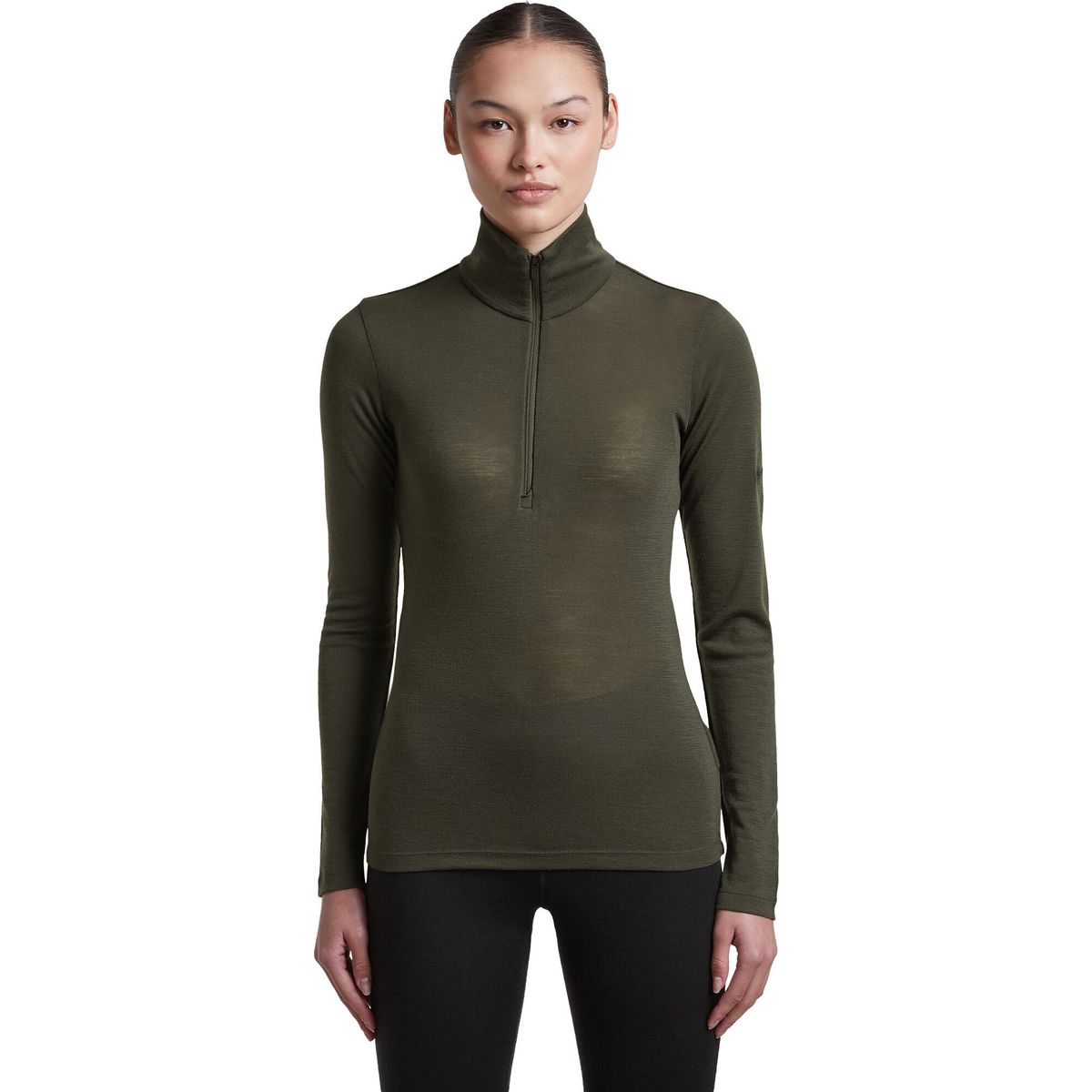Icebreaker W 175 Everyday Long Sleeve Half Zip dk loden (IB0L1) S B04473IB0L1-S