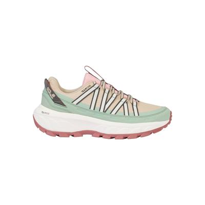 Wanderschuh JACK WOLFSKIN "WILD HIKE TEXAPORE LOW W", Damen, Gr. 4, atmungsaktiv, Normalschaft, oyster, Obermaterial: 100% Polyester. Futter: 100% Polyester, Schuhe Wanderschuh, Wanderschuh, wasserdicht, leicht