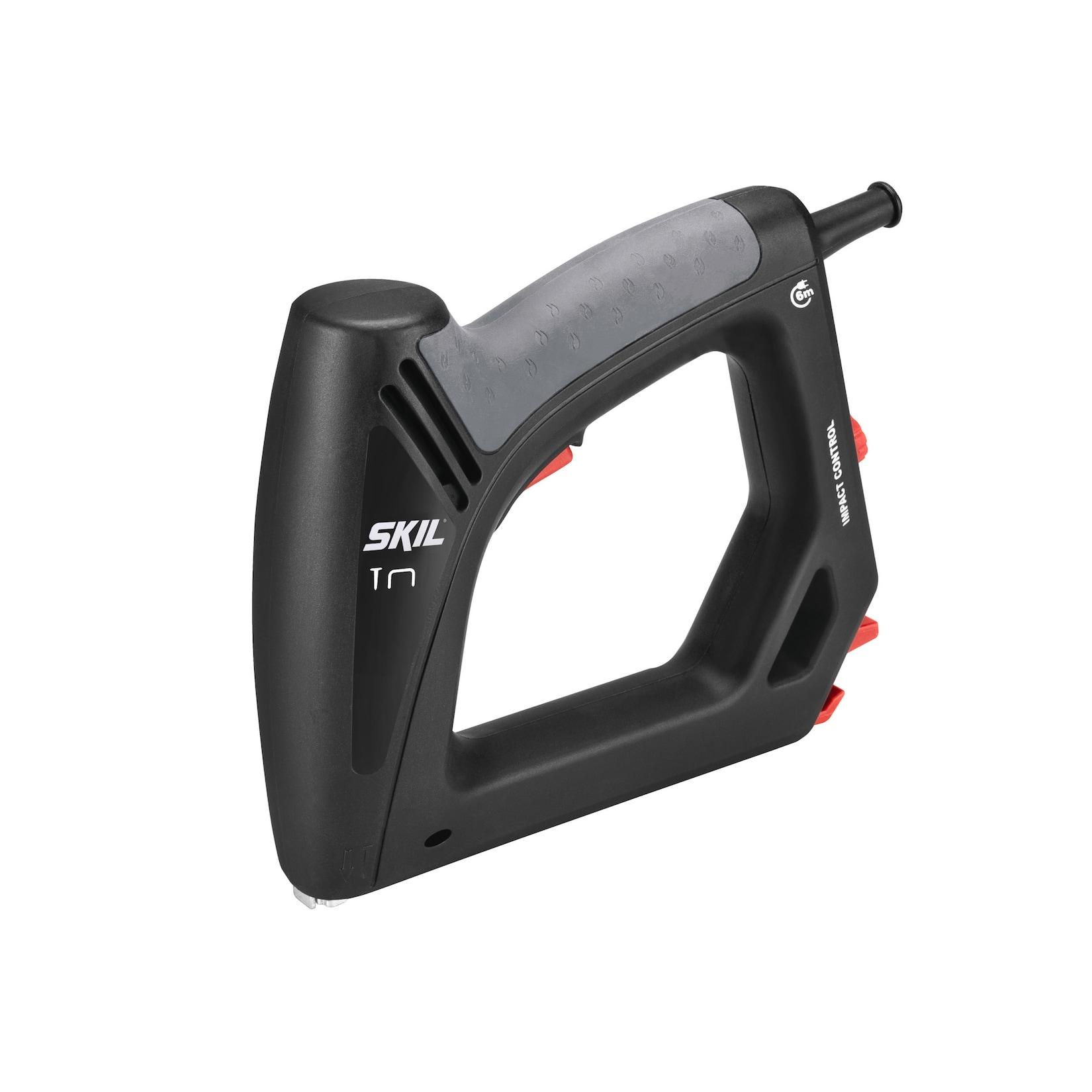 Skil Elektrotacker Nagler 8200 AA, Klammergerät mit 400 Klammern + 100 Nägel